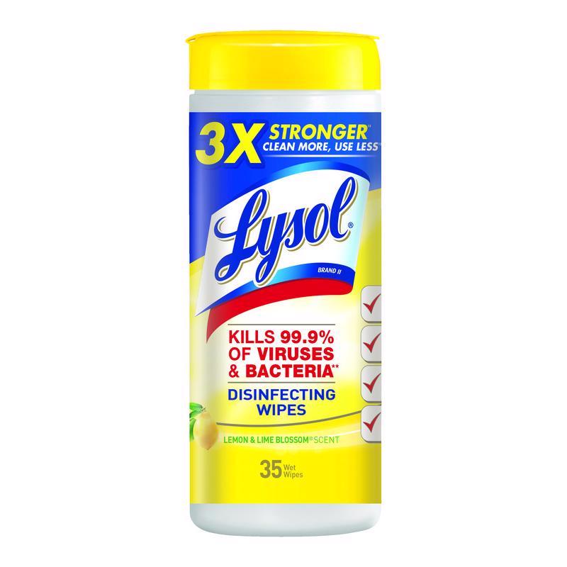 LYSOL SAN WIPES LEM/LIME