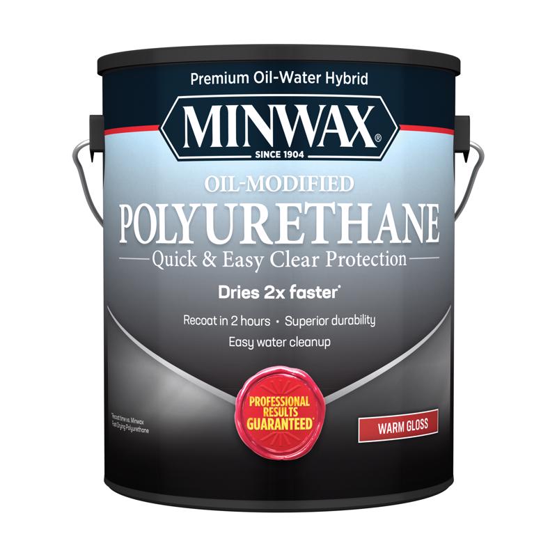 Minwax Oil-Modified Gloss Clear Oil-Based Polyurethane 1 gal