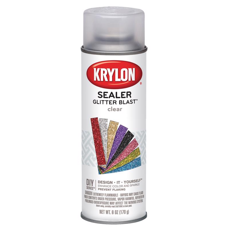 Krylon Glitter Blast Clear Spray  Paint 6 oz