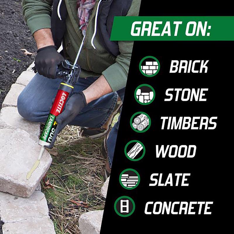 Loctite PL 500 Landscape Block Synthetic Rubber Construction Adhesive 10 oz