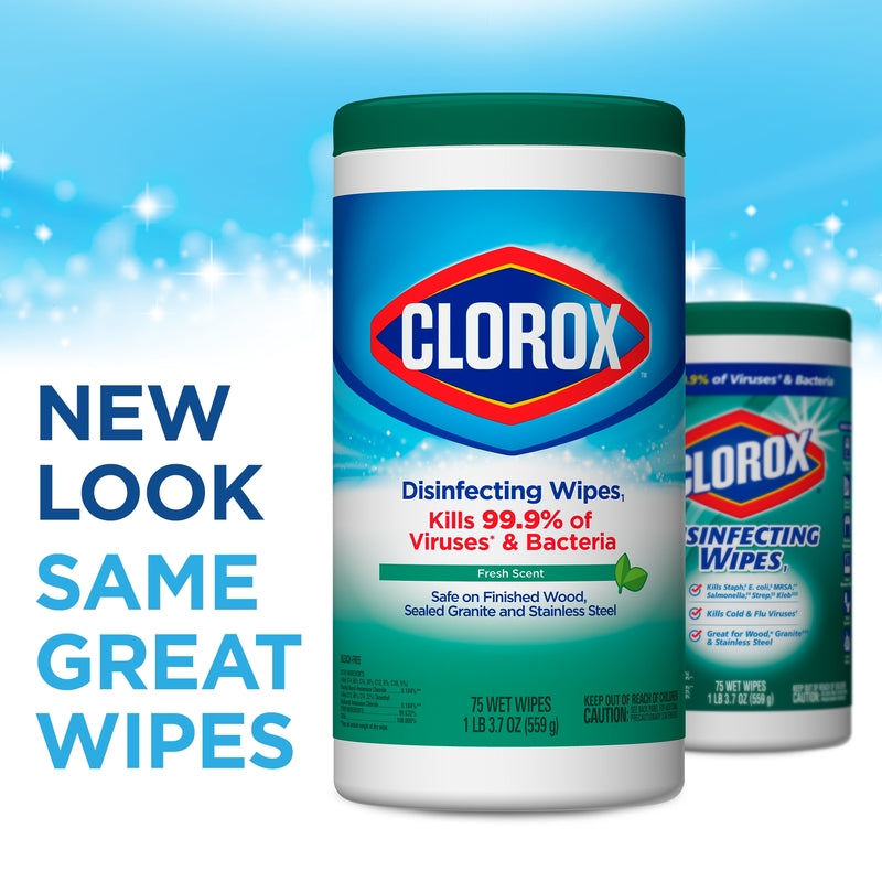 Clorox Fresh Scent Disinfecting Wipes 75 pk