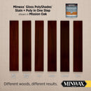 Minwax PolyShades Semi-Transparent Gloss Mission Oak Oil-Based Stain/Polyurethane Finish 1 qt