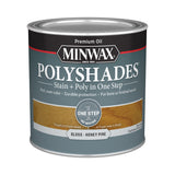 Minwax PolyShades Semi-Transparent Gloss Honey Pine Oil-Based Stain/Polyurethane Finish 0.5 pt