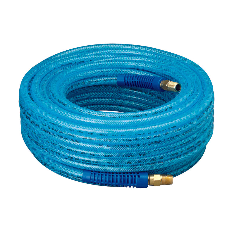 Amflo 100 ft. L X 1/4 in. D Polyurethane Air Hose 300 psi Blue