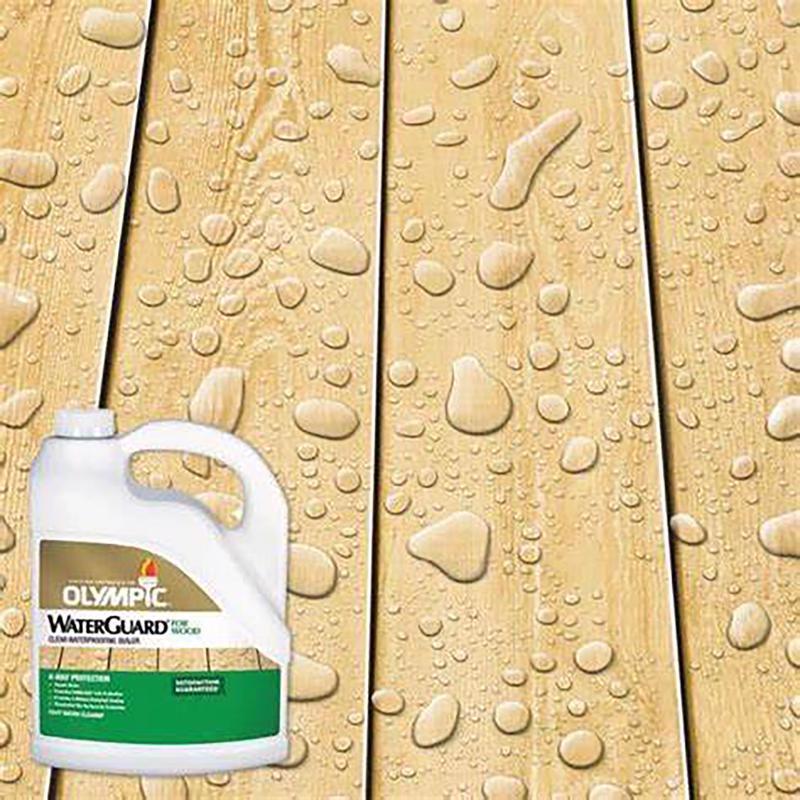 Olympic WaterGuard Low Luster Clear Oil-Based Waterproofer Wood Protector 1 gal