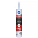 GE Supreme Silicone Caulk for Kitchen & Bathroom - 100% Waterproof Silicone Sealant, 7X Stronger Adhesion, Shrink & Crack Proof - 10 oz Cartridge, Clear, Pack of 12