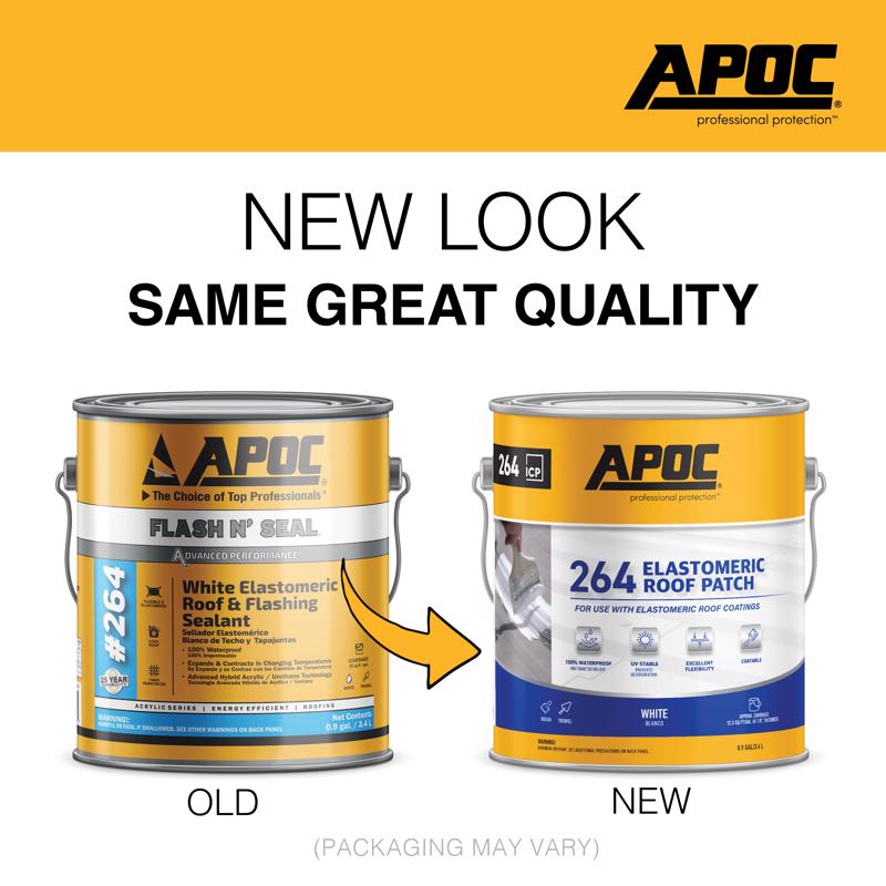 APOC Gloss White Elastomeric Roof Sealant 1 gal