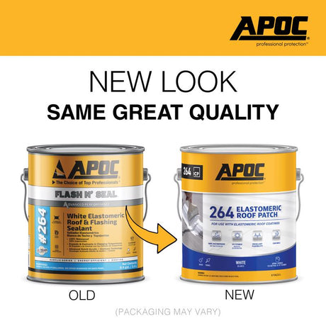 APOC Gloss White Elastomeric Roof Sealant 1 gal