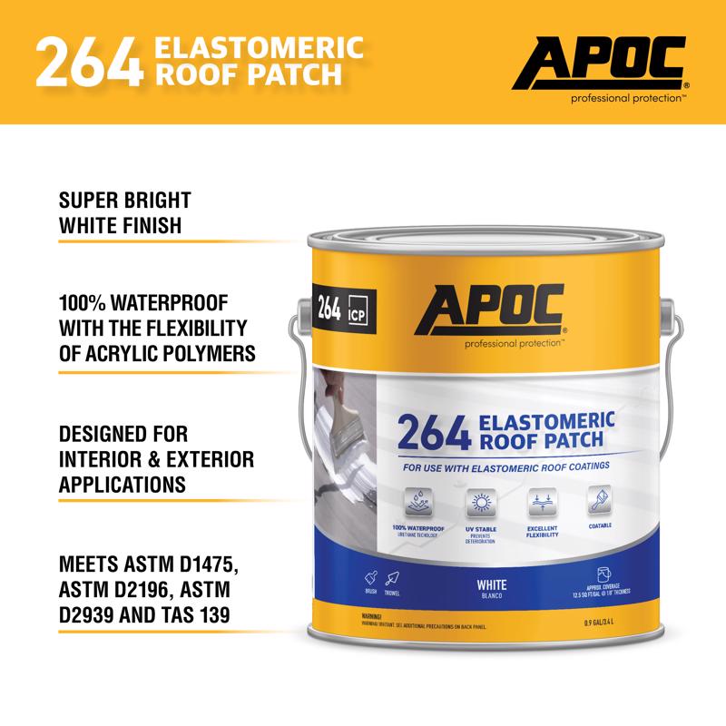 APOC Gloss White Elastomeric Roof Sealant 1 gal