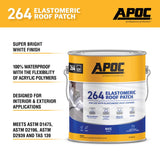 APOC Gloss White Elastomeric Roof Sealant 1 gal