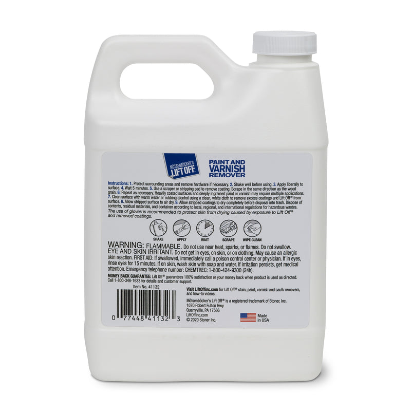 Motsenbocker's Lift Off Paint and Varnish Stripper 32 oz
