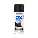 Rust-Oleum Painter's Touch 2X Ultra Cover Semi-Gloss Black Paint+Primer Spray Paint 12 oz