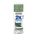 Rust-Oleum Painter's Touch 2X Ultra Cover Satin Moss Green Paint+Primer Spray Paint 12 oz