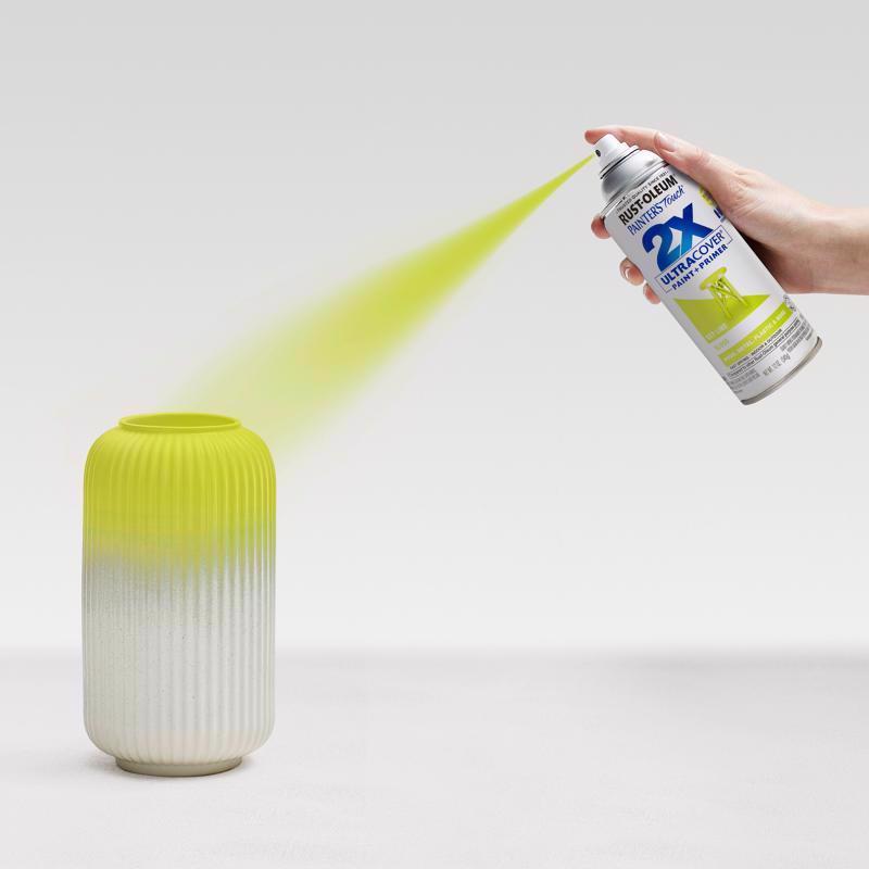 Rust-Oleum Painter's Touch 2X Ultra Cover Gloss Key Lime Paint+Primer Spray Paint 12 oz