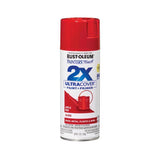 Rust-Oleum Painter's Touch 2X Ultra Cover Gloss Apple Red Paint+Primer Spray Paint 12 oz