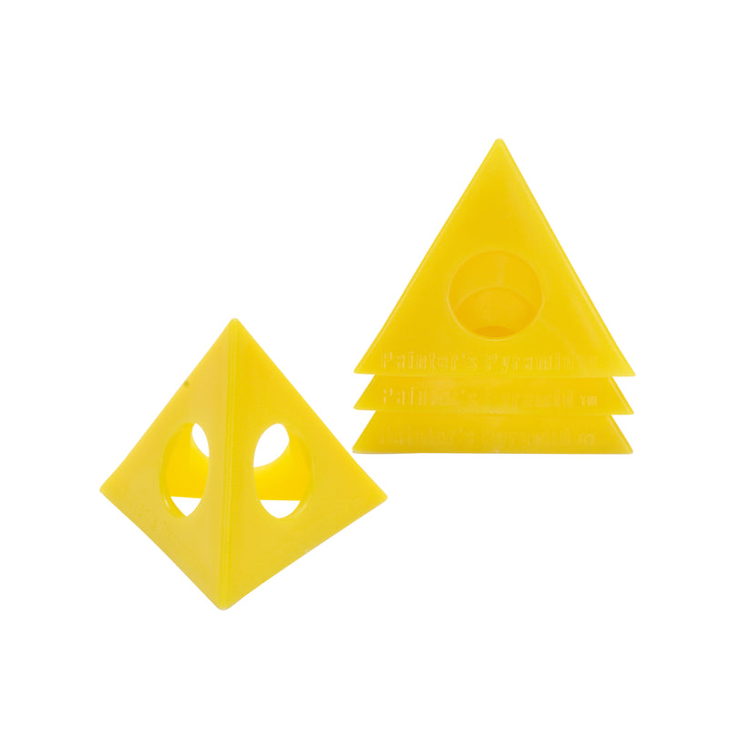 Hyde 2-1/2 in. W Yellow Plastic Painter's Pyramid Work Supports