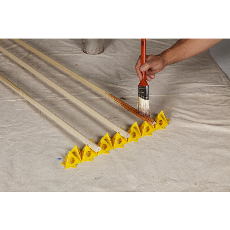 Hyde 2-1/2 in. W Yellow Plastic Painter's Pyramid Work Supports