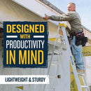 Werner 6 ft. H Aluminum Step Ladder Type I 250 lb. capacity