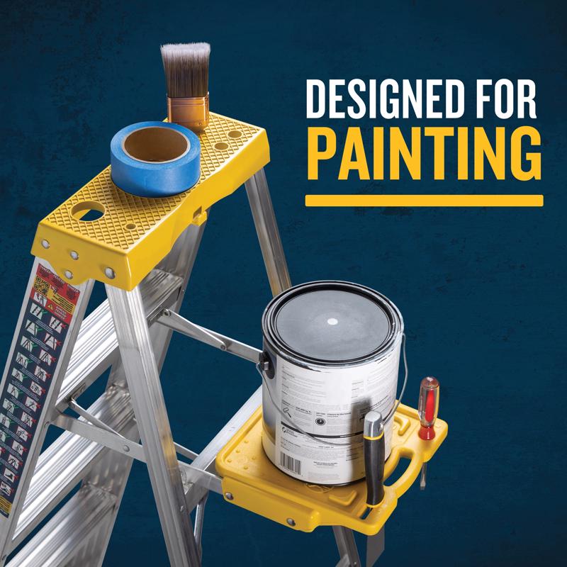 Werner 6 ft. H Aluminum Step Ladder Type I 250 lb. capacity