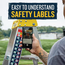 Werner 6 ft. H Aluminum Step Ladder Type I 250 lb. capacity