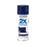 Rust-Oleum Painter's Touch 2X Ultra Cover Gloss Navy Blue Paint+Primer Spray Paint 12 oz