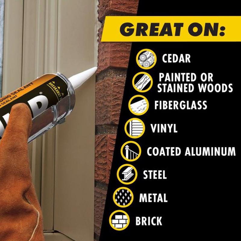 OSI QUAD Matte Clear Elastomeric Sealant 10 oz