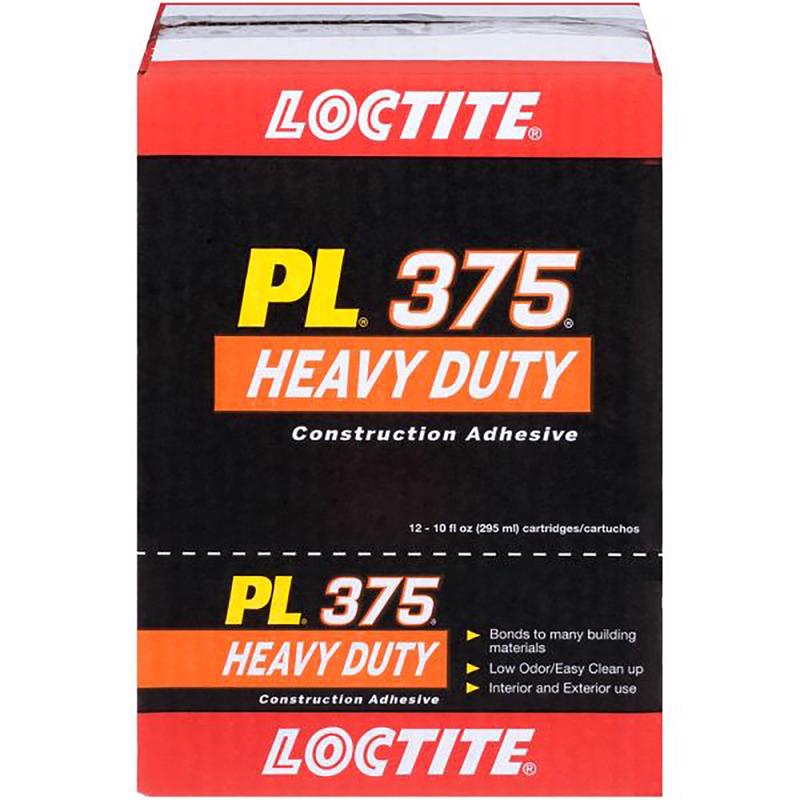 Loctite PL 375 Synthetic Elastomeric Polymer Construction Adhesive 10 oz