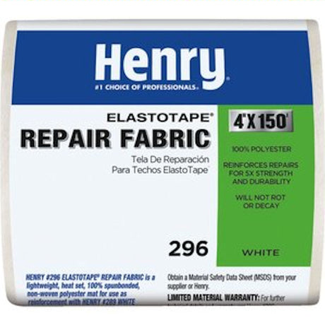 Henry Smooth White Polyester Patching Fabric