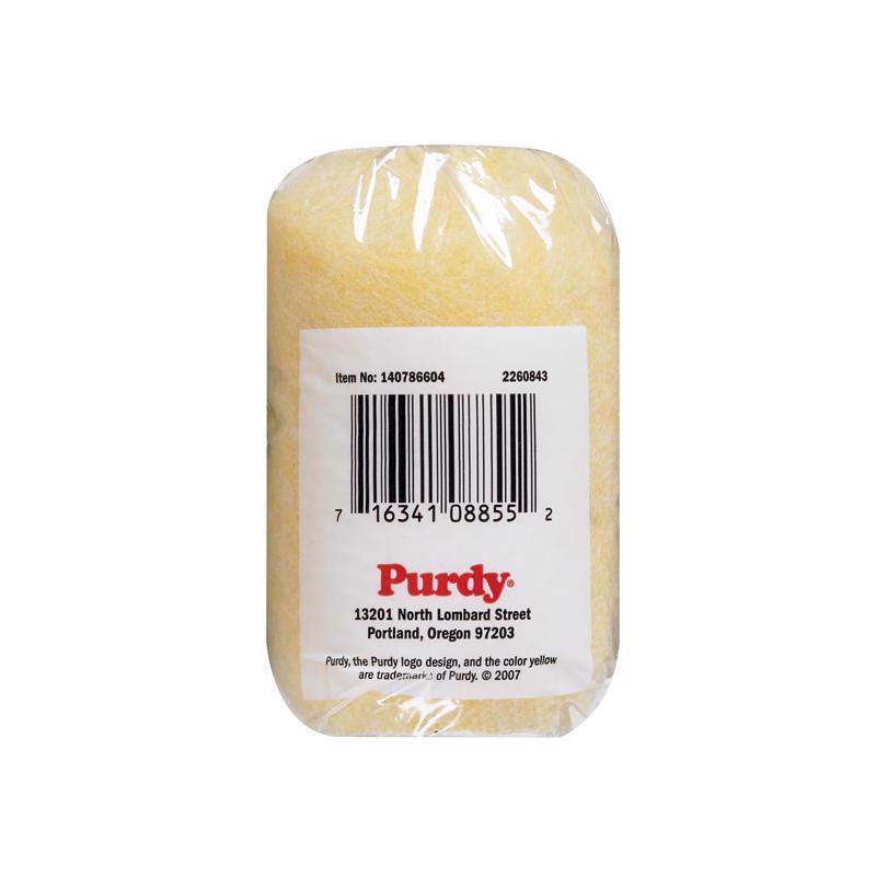 Purdy GoldenEagle Polyester 4 in. W X 1/2 in. Regular Paint Roller Cover 1 pk