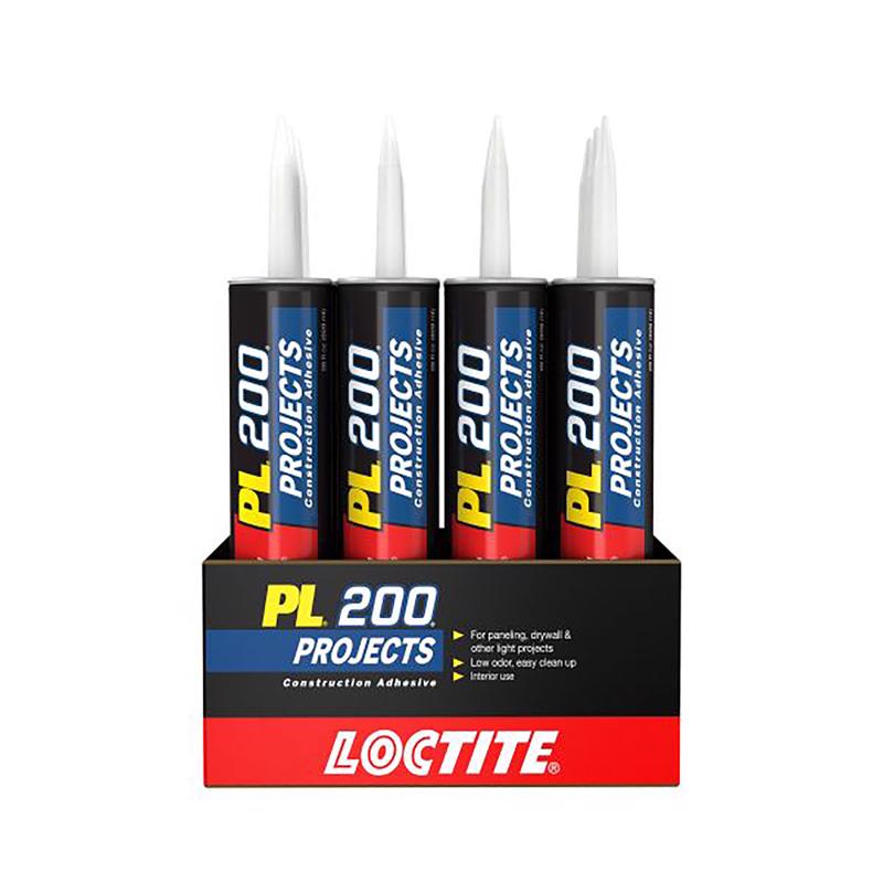 Loctite PL 200 Projects Synthetic Elastomeric Polymer Construction Adhesive 28 oz