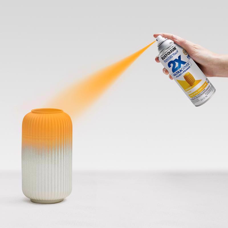 Rust-Oleum Painter's Touch 2X Ultra Cover Gloss Marigold Spray Paint 12 oz