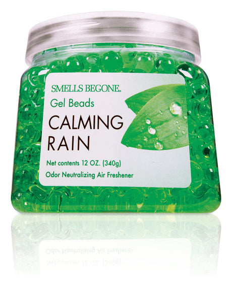 Smells Begone Calming Rain Scent Odor Neutralizer 12 oz Gel Beads