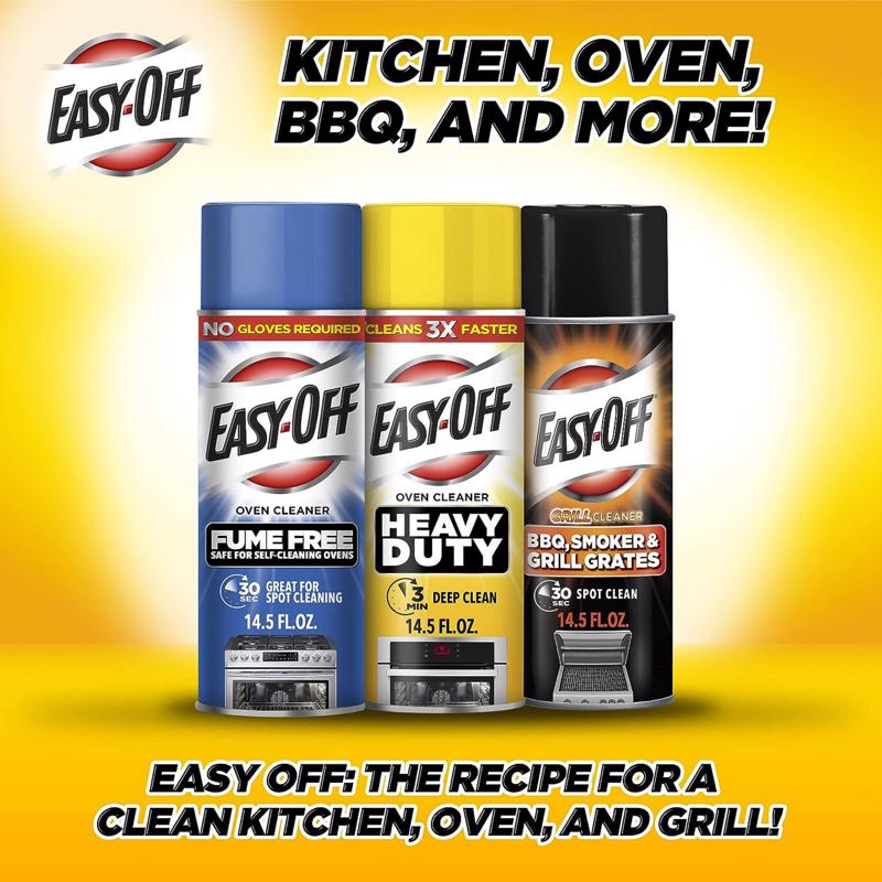 Easy-Off No Scent BBQ Grill Cleaner 14.5 oz Spray