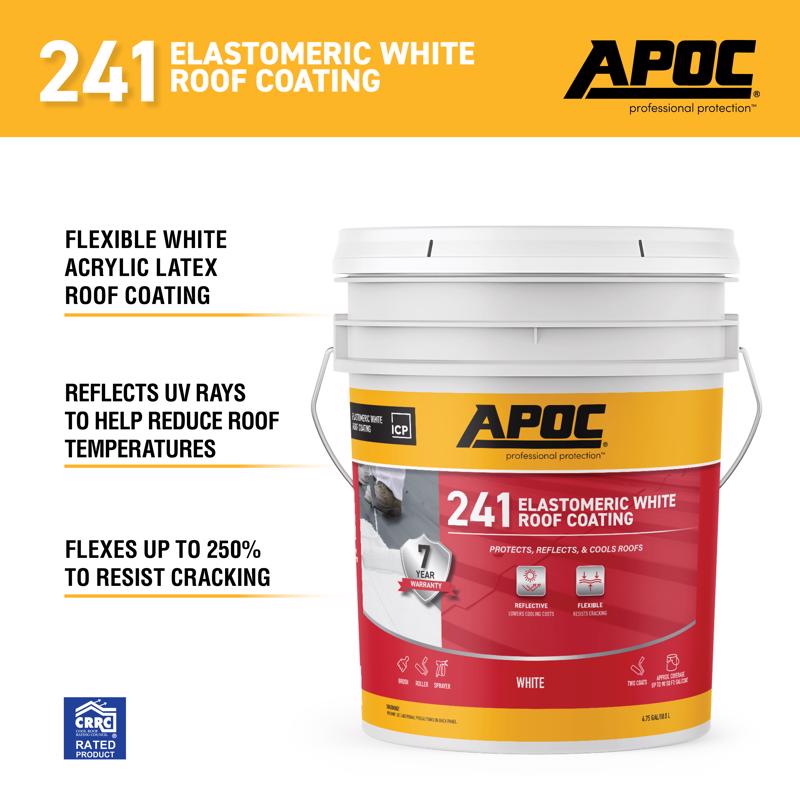 APOC Gloss White Acrylic Roof Coating 5 gal