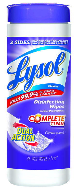 WIPE LYSOL DUAL ACT35CT