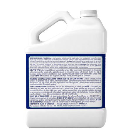 Klean Strip Transparent Clear Oil-Based Linseed Oil Modified Alkyd Boiled Linseed Oil 1 gal