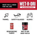 Gardner WET-R-DRI Gloss Black Patching Cement All-Weather Roof Cement 5 gal