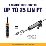 APOC Eterna-Flash Gloss Black Rubber Roof & Flashing Cement 10.1 oz