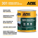 APOC Gloss Black Asphalt Roof And Foundation Coating 1 gal