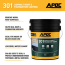 APOC Gloss Black Asphalt Roof And Foundation Coating 5 gal