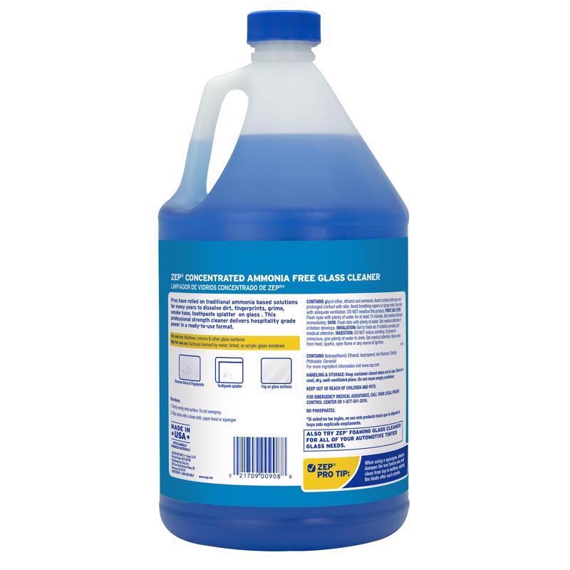 Zep No Scent Glass Cleaner 128 oz Liquid