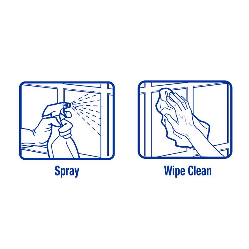 Zep No Scent Glass Cleaner 128 oz Liquid