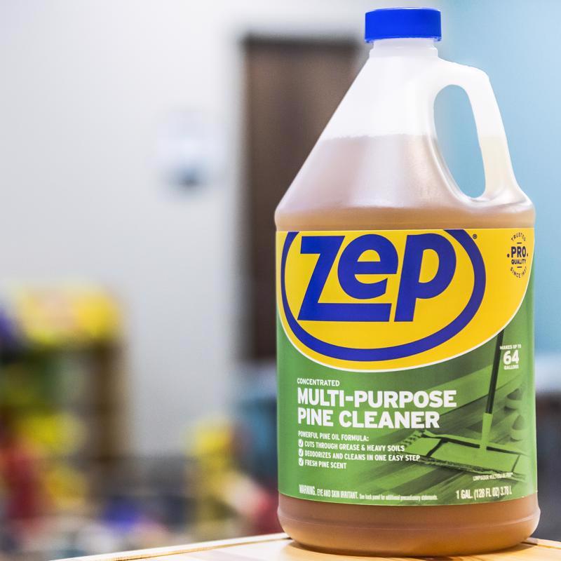 Zep Commercial Pine Scent Concentrated Multi-Surface Cleaner Liquid 128 oz