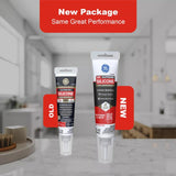 GE Supreme White Supreme Silicone Kitchen and Bath Caulk Sealant 2.8 oz