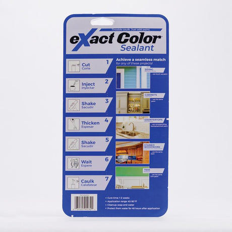 Sashco eXact Color Tintable Elastomeric Acrylic Latex Interior Molding and Trim Caulk 9.5 oz