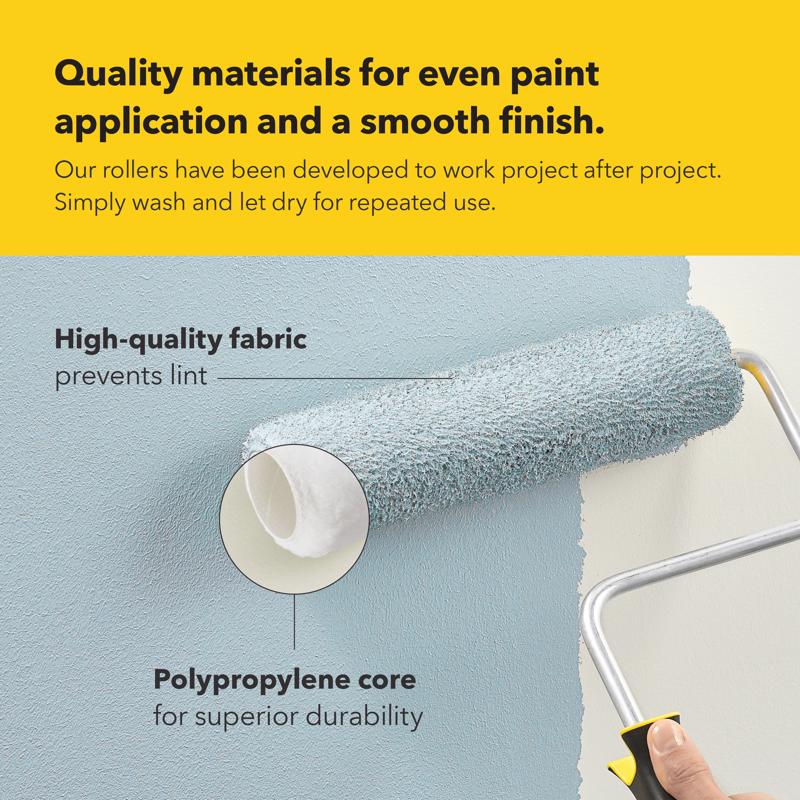 Purdy GoldenEagle Polyester 6.5 in. W X 1/2 in. Mini Paint Roller Cover 2 pk