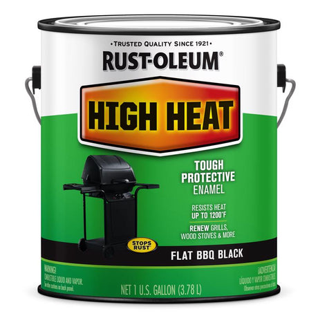 Rust-Oleum Specialty Satin BBQ Black Oil-Based High Heat Enamel 1 gal