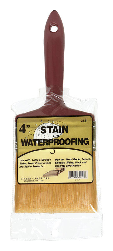 POLY STAIN BRUSH 4"