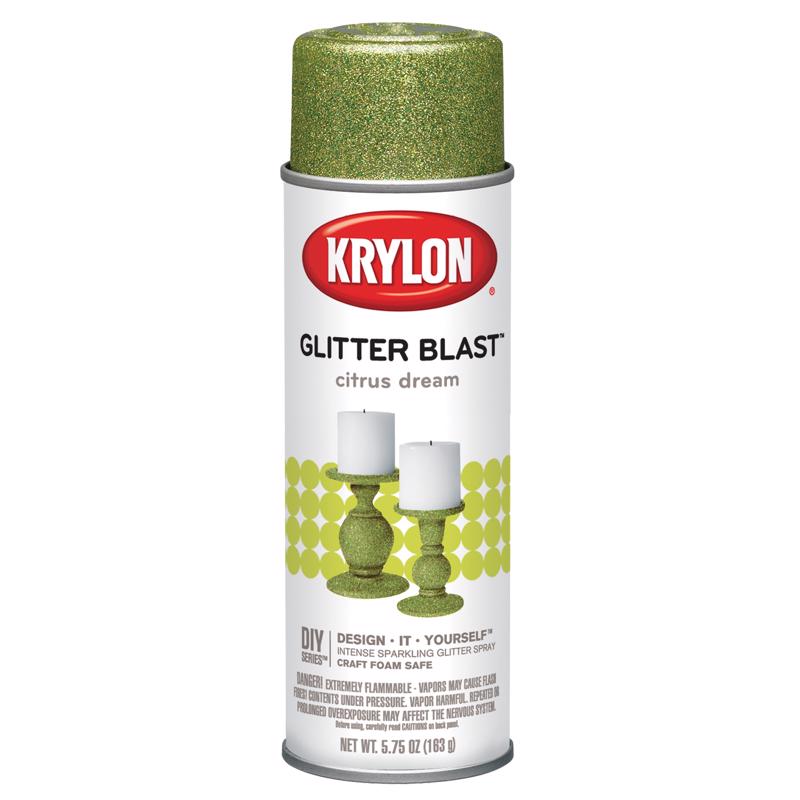 Krylon Glitter Blast Citrus Dream Spray Paint 5.75 oz