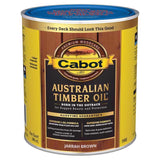 Cabot Australian Timber Oil Low VOC Transparent Jarrah Brown Oil-Based Australian Timber Oil 1 qt